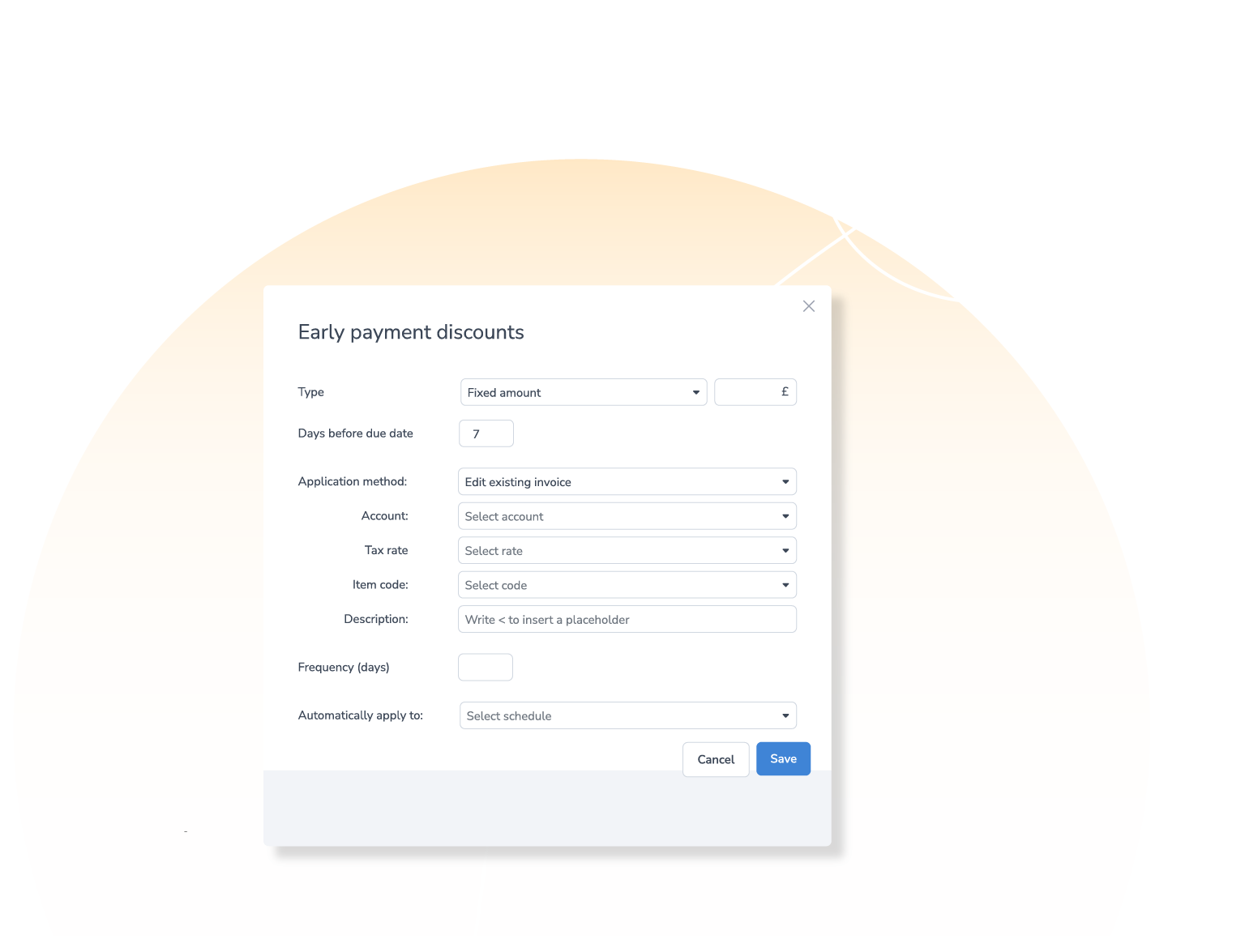 Early payment discounts | Incentivize early payers automatically